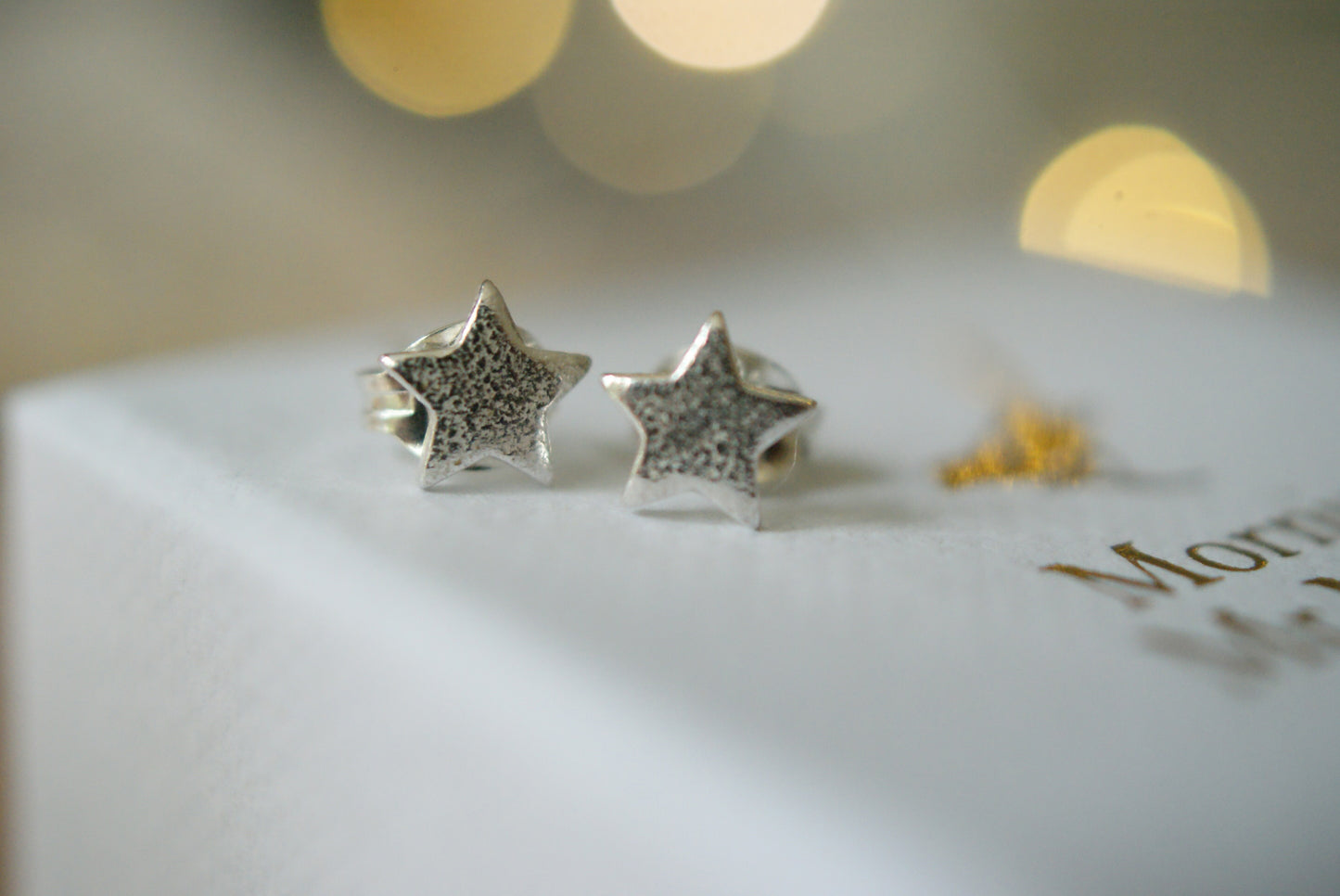 Sterling Silver Star studs