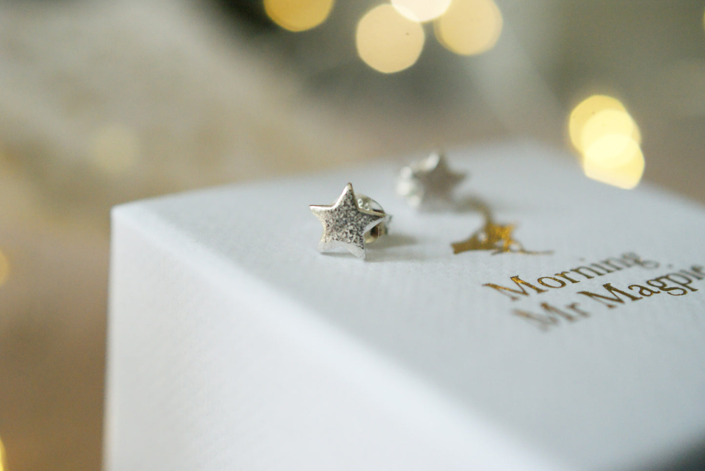 Sterling Silver Star studs