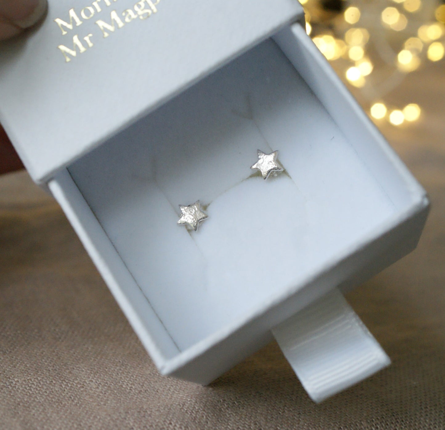 Sterling Silver Star studs